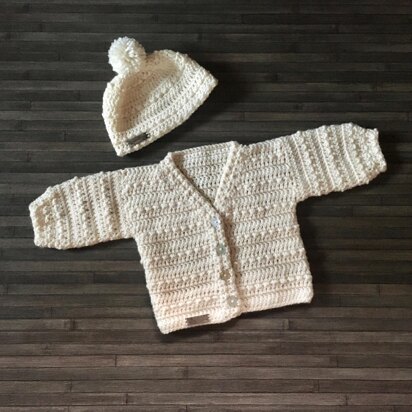 Ashley Cardigan and Hat Set