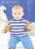 Boy's and Baby's Sweaters in Sirdar Snuggly Baby Bamboo DK - 4521 - Downloadable PDF