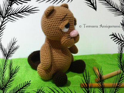 Crochet pattern Sweet beaver