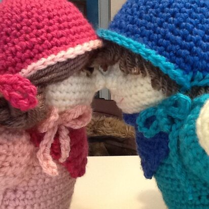 Amigurumi Twins Jimmy and Jemma