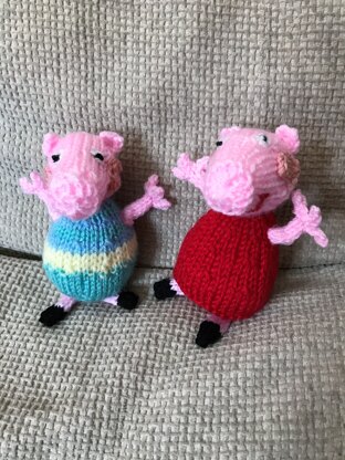 peppa pig & george pig