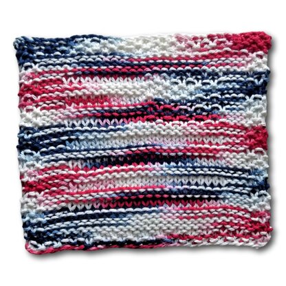 July: American Flag Washcloth