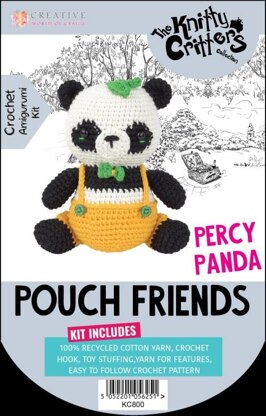 Creative World of Crafts Pouch Friends Percy Panda - 20cm