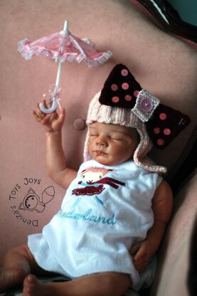 New Born Girl Baby Peruke Hat