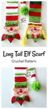 Long Tail Snappy Elf Scarf