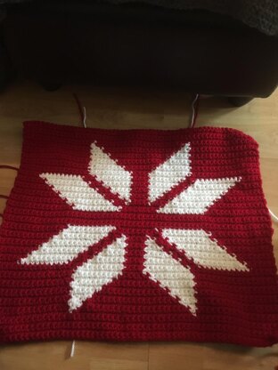 Snowflake cushion