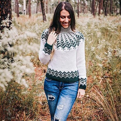 Pine Fair Isle Sweater