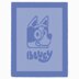 Blue Puppy blanket Knitting Pattern, Knit-Purl only