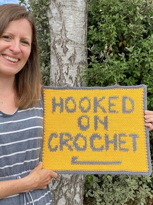 "Hooked" Wall Hanging