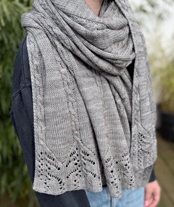 Soft Vines Shawl