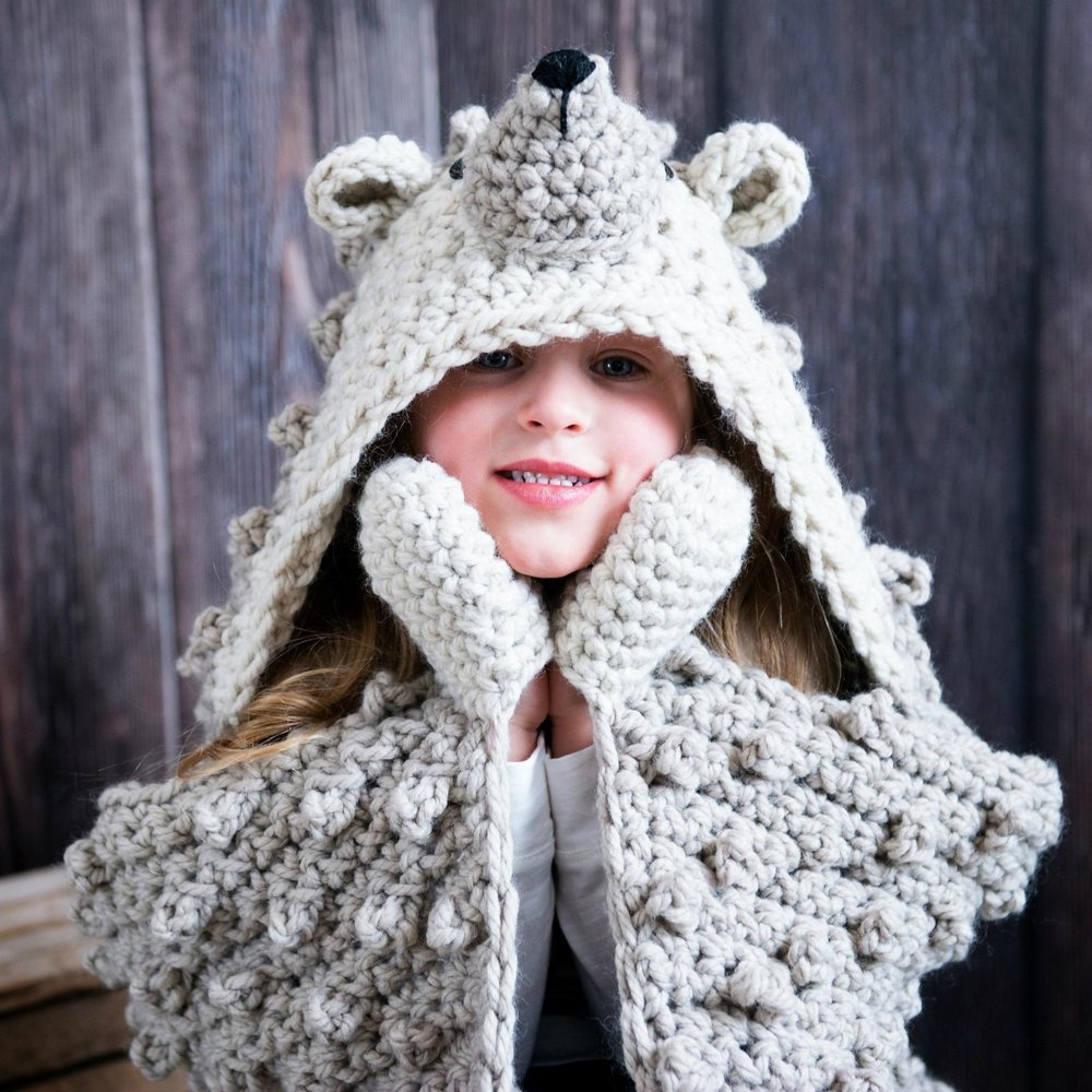 Hooded Woodland Hedgehog Blanket