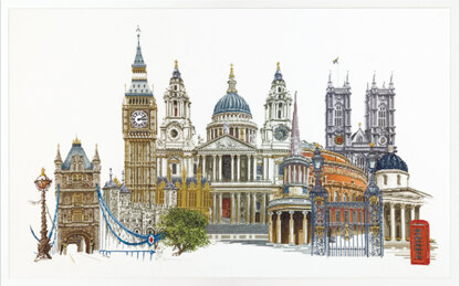 Thea Gouverneur Bv London, 36 Count Linen Cross Stitch Kit - 79cm x 50cm