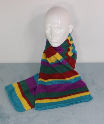 Stripe Scarf Circular