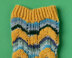 Chevron Block Socks - Free Knitting Pattern For Women in Paintbox Yarns Socks