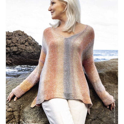 Pullover  in Lana Grossa Gomitolo Summer Tweed - 11 - Downloadable PDF