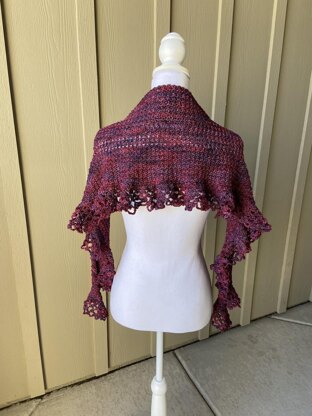 Pearl Drop Shawl