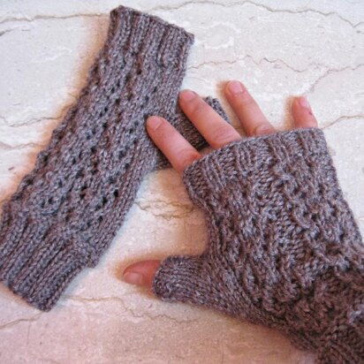 Fancy fingerless gloves