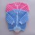 Finley Unisex Baby Cardigan knitting pattern 20 & 22" chest size