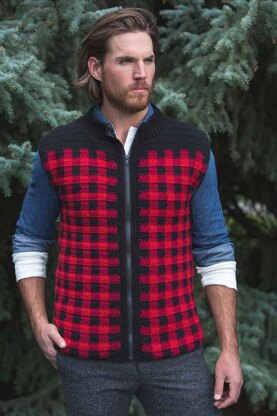 Men's Plaid vest