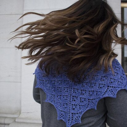 Mt Rose Triangle Shawl