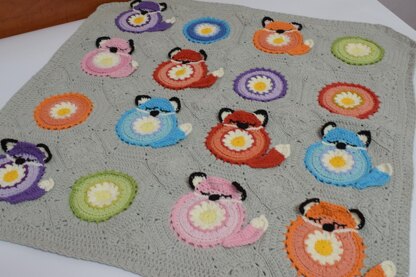 Foxy the Roksy baby blanket