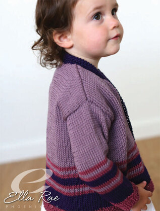 Blakely Cardigan in Ella Rae Phoenix DK - ER19-02 - Downloadable PDF