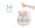 Size 3-6 months - Rainbow Romper PDF Knitting Pattern