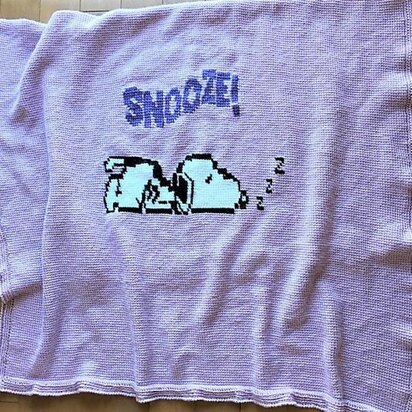 Snoopy blanket