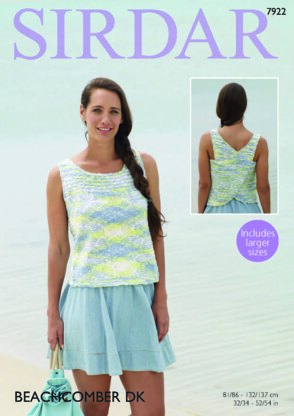 Top in Sirdar Beachcomber DK - 7922 - Downloadable PDF