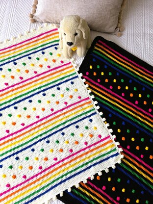 Spots & Stripes Baby Blanket