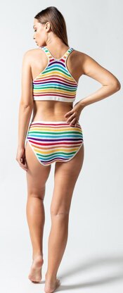 Rainbow Stripes Bralette