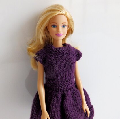 Purple Rain Barbie Dress