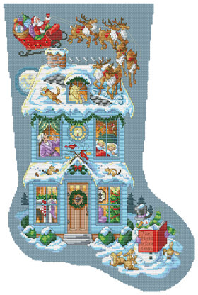 Twas the Night Before Christmas Stocking - PDF