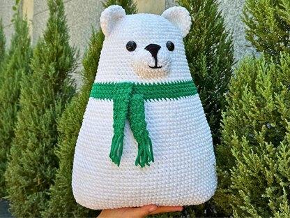 Polar Bear Pillow Amigurumi