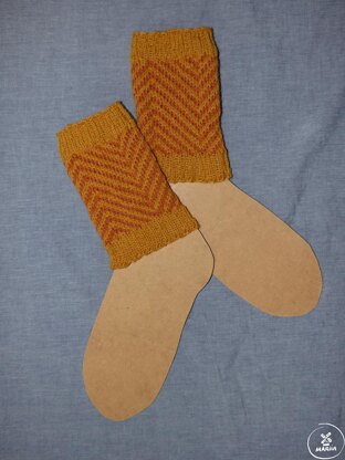 Ankle / wrist warmers Big Zigzag