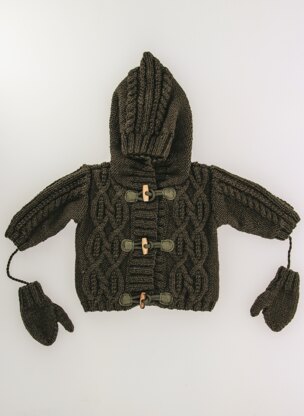 Babies Jacket and Mittens in Bergere de France Sport - 60437-11 - Downloadable PDF