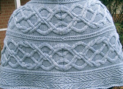 Warm Lundy Pocket Shawl