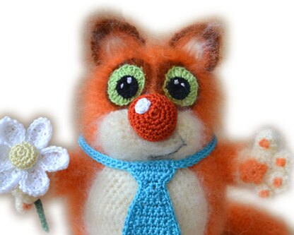 Cat Amigurumi. Ginger Kitten. Cat Lovers Gift. Crochet Cat