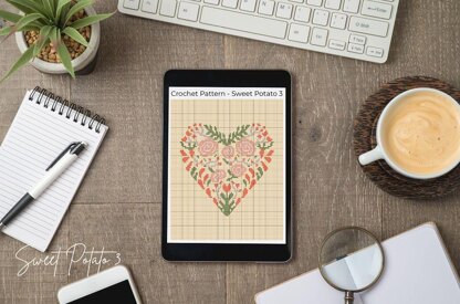 Hearts & Flowers Baby Blanket