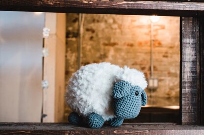 Little Bo Sheep Amigurumi in Lion Brand Go For Faux & Feels Like Butta - M21069 FB GF - Downloadable PDF