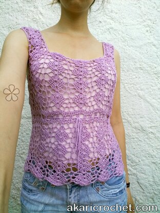 OLD TIMES blouse C52 Akari Crochet
