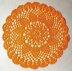 Crochet Yellow Doily Pattern