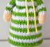 Victorian Doll Egg Cosy Knitting Pattern - Doll Knitting Pattern