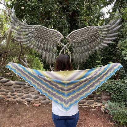 Penumbra Shawl - knitting pattern