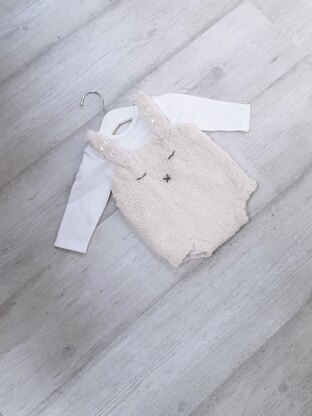 Boucle Bunny Baby Romper