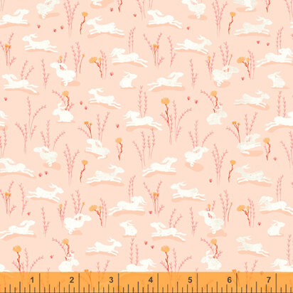 Windham Fabrics Forest Fairies - Hares Peach