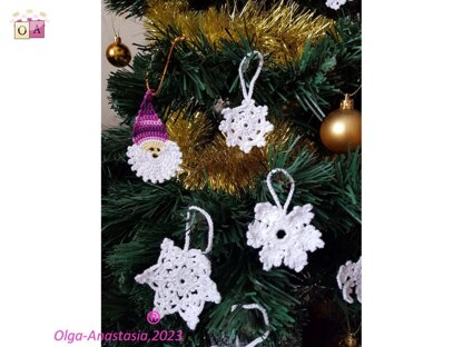 Christmas crochet decor