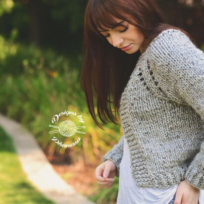 Knit Chunky Raglan Cardigan