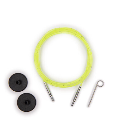 KnitPro Smart Stix Neon Green Single Cord - 126cm to make 150cm needle