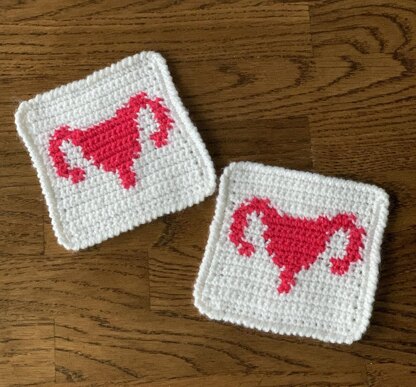 Uterus Coasters